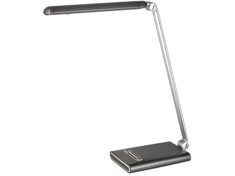 bureaulamp Alco LED antraciet/zilver 0,5 watt 12 LEDS 230V Dimbaar