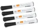 Viltstift Nobo whiteboard Glide fijn zwart 1mm 4st