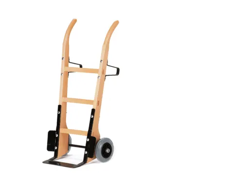 houten zakkensteekwagen 250kg steekplaat BxD 370x140mm TPE-banden