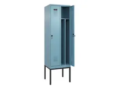 locker voor scheiding van kleding,HxBxD 2120x600x500mm,2vak