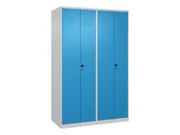 locker voor scheiding van kleding,HxBxD 1850x1200x500mm,4vak