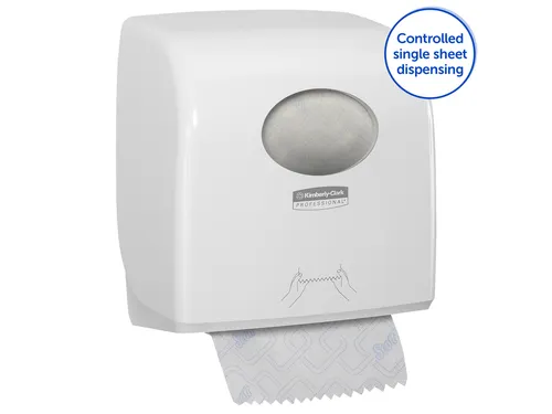Handdoekroldispenser Kimberly Clark Aquarius Slimroll wit 7955