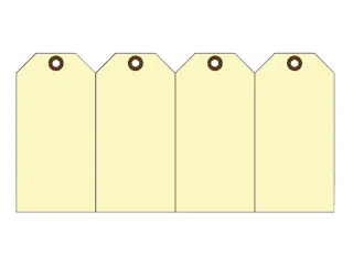 Label karton nr 5 200gr 55x110mm chamois 1000 stuks - 3
