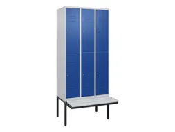 Dubbeldekse dekenkist,HxBxD 2120x900x815mm,3x2vak.,vak B 300mm