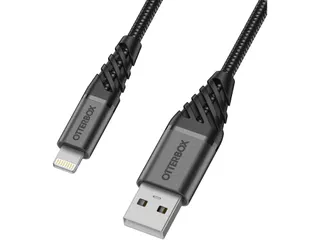 OtterBox Premium Datatransferkabel Lightning naar USB-A 1m zwart - 1