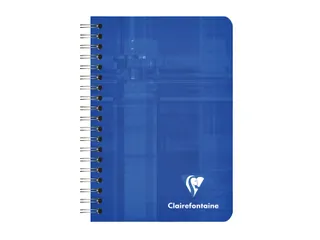 Notitieboek Clairefontaine A7+ 95x140 ruit 5x5 100blz 90gr assorti - 1