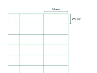 Etiketten Zelfklevend Wit 30 op A4 70x29.7mm 1000 Vel - 2
