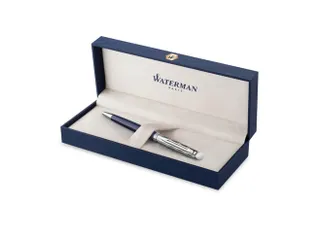 Balpen Waterman Hémisphère L'essence du Blue lacquer CT Medium - 1
