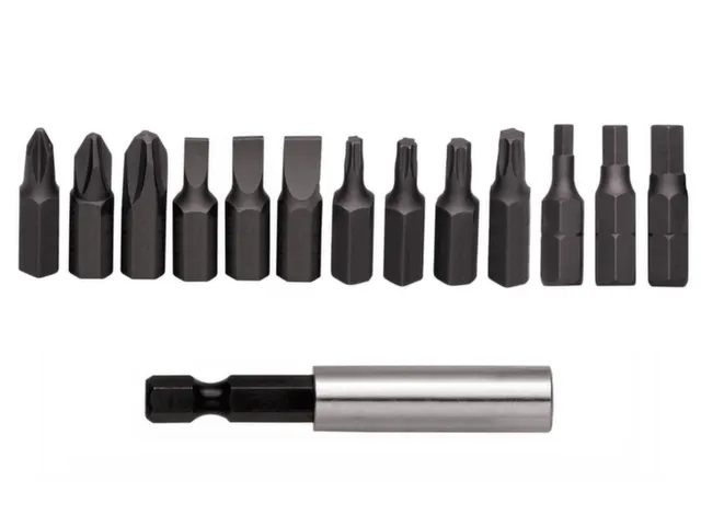 R33005014 Bit-Box 1/4 PH+SL+TX+6pans+porte-embouts 14pièces