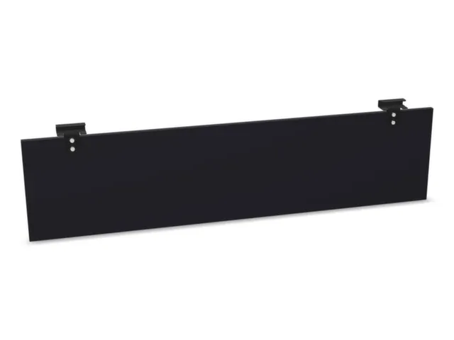 paneel voor knieën,v. in hgte. verst. bureau,B 1400mm,CC-zwart