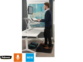 Vloermat Fellowes voetensteun Activefusion zwart - 2