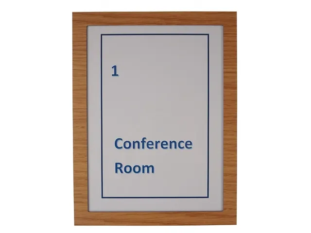 Premium Wissellijst Houtlook Portrait A4