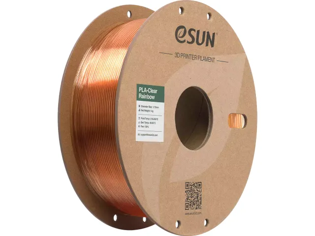 eSUN 3D printer Filament PLA-Clear 1,75mm Geel Roze 1kg