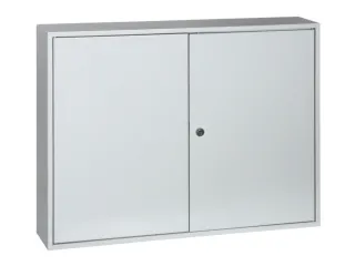 Sleutelkast 550x730x140mm 400 Haakjes 2 Deuren 2 Tussenwanden Ral 7035 - 1