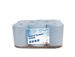 Handdoekrol Cleaninq Matic 2-laags 21cmx150m blauw 6 rollen