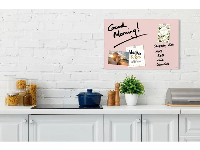 Glas Magneetbord Sigel Artverum mat rosé 60x40cm
