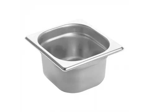 Caterchef Gastronorm bak RVS 1/6 GN 100mm