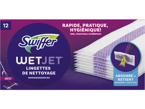 Swiffer WetJet Navuldoekjes Pak met 12 Stuks