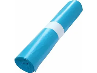 Afvalzak 120 Liter LDPE 70x110cm T60 Blauw 10 Rol a 20 Stuks - 1