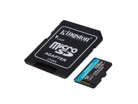128GB microSDXC Canvas Go! Plus Gen4 200MB/s A2 U3 V30 kaart + adapter