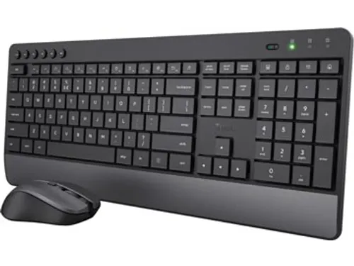Trezo draadloze deskset gerecycleerd kunststof azerty