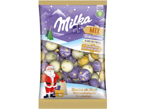 Kerstballen 350 gram Chocolade