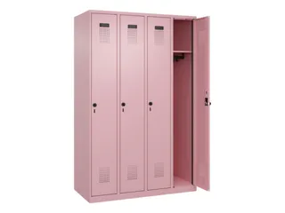 locker,HxBxD 1850x1200x500mm,4vak,vak B 300mm,draaigrendel - 2