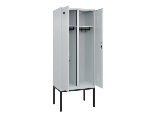 locker voor scheiding van kleding,HxBxD 2120x800x500mm,2vak