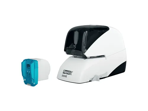 Nietmachine Rapid Elektrisch 5050E 50vel wit/zwart contactloos