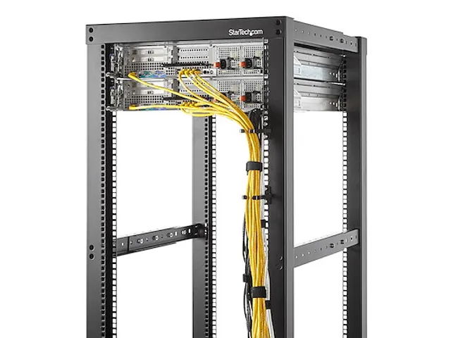 1U Verticaal Kabelbeheer D-Ring Haken 5 stuks