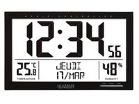 - Dcf-klok Met Kalender, Temperatuur, Vochtigheid En Alarm - 37 X 27 X