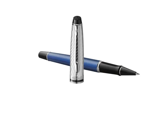 Rollerpen Waterman Expert metallic Blue CT fijn