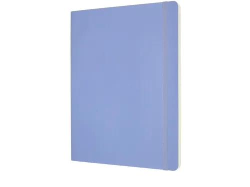 Notitieboek Moleskine XL 190x250mm lijn soft cover hydrangea blue