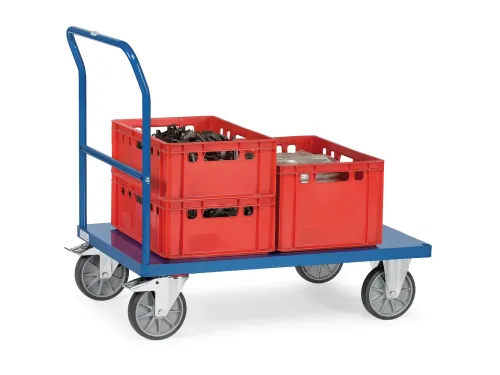 Duwbeugelwagen 2502b Platform Staal 1000x700mm 600kg Beuken