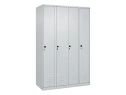 locker voor scheiding van kleding,HxBxD 1850x1200x500mm,4vak
