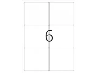 HERMA 10317 Verwijderbare Adresetiket A4 99,1x93,1mm Wit 600 stuks - 1