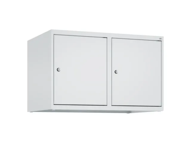 opzetkast,v. locker,2vak.,vak B 400mm,HxBxD 500x800x500mm,vleugeldeur
