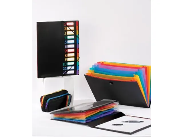 Rainbow Class voorordner liggend model met 8 vakken