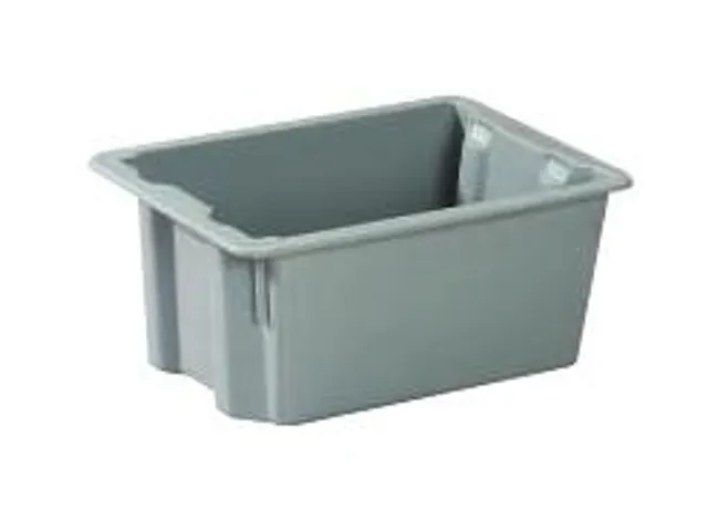 Bacs Gerbables/emboîtables Polypropylène Hxlxl 180x400x280mm 13l Gri