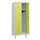 schoollocker,HxBxD 1630x600x500mm,2vak,vak B 300mm,cil.-slot,voeten