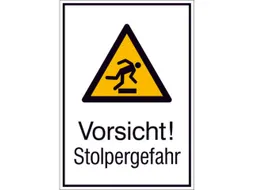 waarschuwings-combibord,v. binnen/buiten,Pas op! Struikelgevaar,PVC