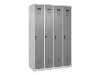 locker,HxBxD 1850x1200x500mm,4vak,vak B 300mm,draaigrendel - 3