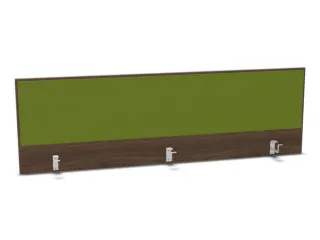 opzetpaneel bureau aanbouw achter NV bruin hickory BN7048-groen 1800mm - 1