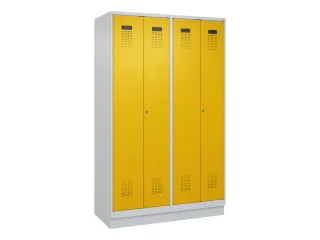 locker voor scheiding van kleding,HxBxD 1950x1200x500mm,4vak - 2