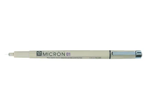 Fineliner Sakura pigma micron 01 zwart 0.25mm