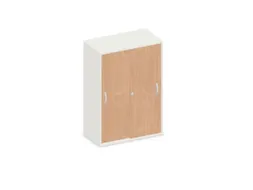 schuifdeurkast,HxBxD 1150x800x430mm,decor romp wit,decor front beuken