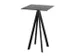 table haute,HxlxP 1090x700x700mm,rectangulaire,4 pieds noir