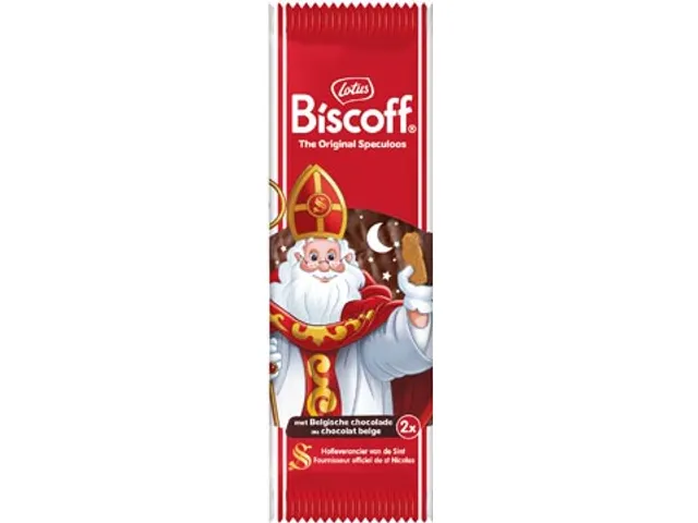 speculoos met chocolade, Sinterklaas, pak 2 stuks