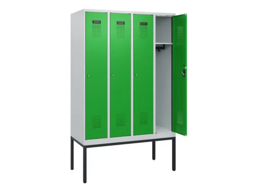 schoollocker,HxBxD 1950x1200x500mm,4vak,vak B 300mm,cil.-slot