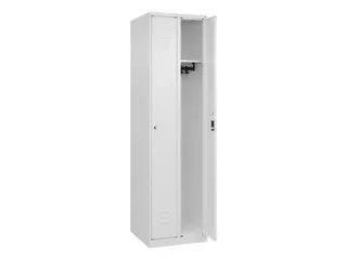 locker,HxBxD 1850x500x500mm,2vak,vak B 250mm,cil.-slot,staand op vloer - 2